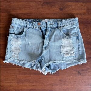 Zara Basic Denim Shorts Sz‎ 6